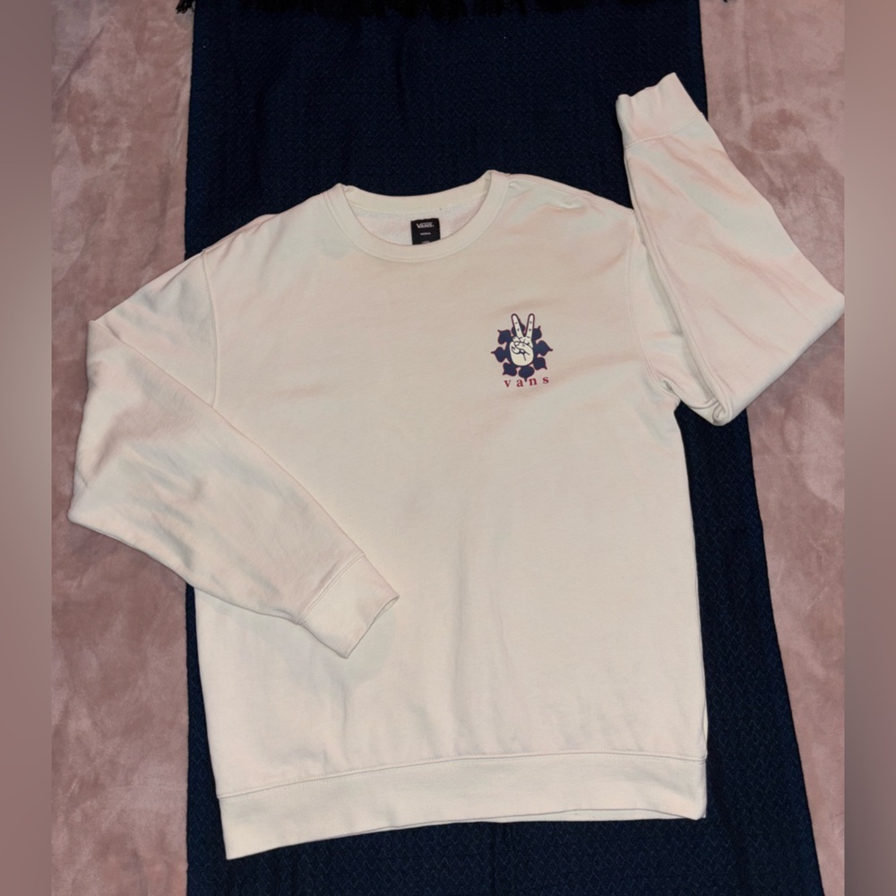 Vans Cream Long Sleeve Shirt